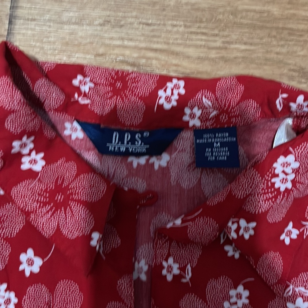 Vintage button top